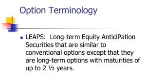 Options-long-terme-LEAPS-terminology